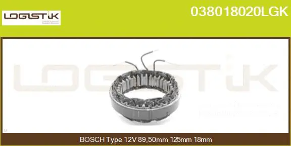 Stator, alternator (038018020LGK)