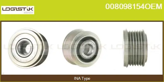 Belt Pulley, alternator (008098154OEM)