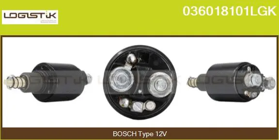 Solenoid Switch, starter (036018101LGK)