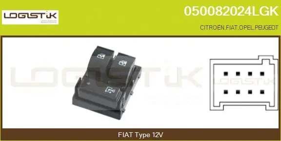 Switch, window regulator (050082024LGK)