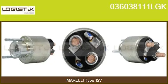 Solenoid Switch, starter (036038111LGK)