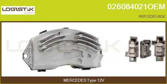 Resistor, interior blower (026084021OEM)