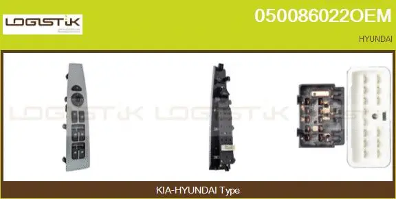 Switch, window regulator (050086022OEM)