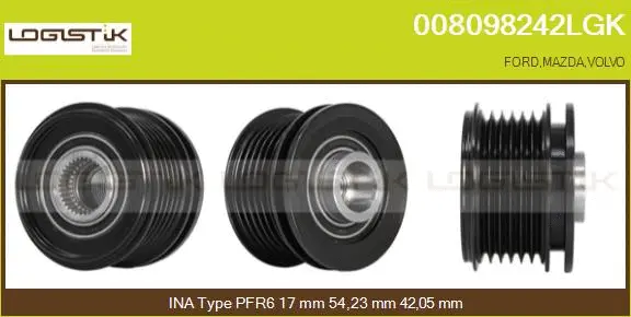 Belt Pulley, alternator (008098242LGK)