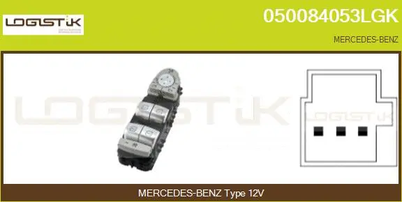 Switch, window regulator (050084053LGK)