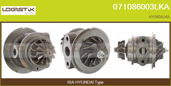 Core assembly, turbocharger (071086003LKA)