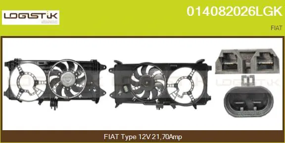 Electric Motor, radiator fan (014082026LGK)