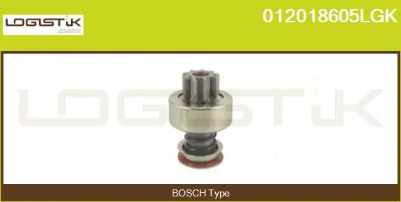 Pinion, starter (012018605LGK)