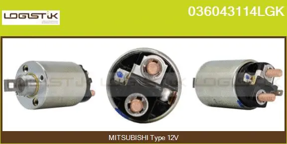 Solenoid Switch, starter (036043114LGK)