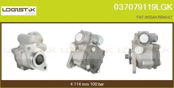 Hydraulic Pump, steering (037079119LGK)