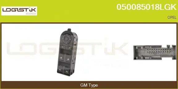 Switch, window regulator (050085018LGK)