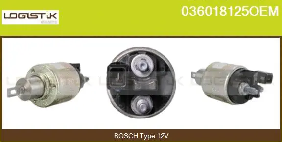 Solenoid Switch, starter (036018125OEM)