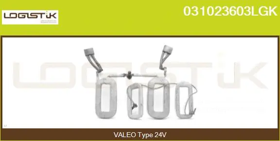 Field Winding, starter (031023603LGK)