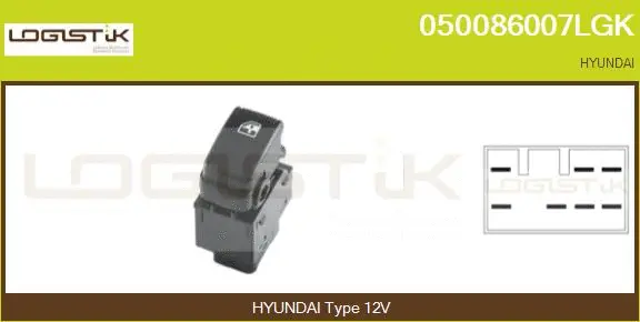 Switch, window regulator (050086007LGK)