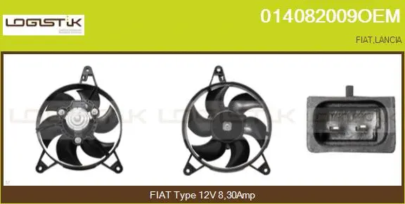 Electric Motor, radiator fan (014082009OEM)