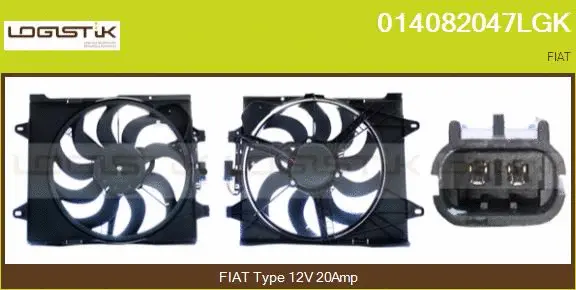 Electric Motor, radiator fan (014082047LGK)