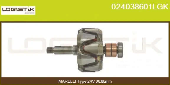 Rotor, alternator (024038601LGK)