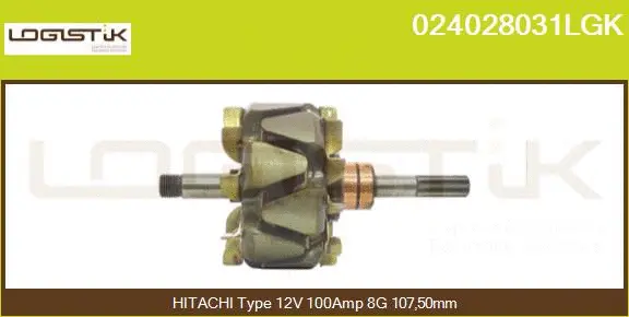 Rotor, alternator (024028031LGK)