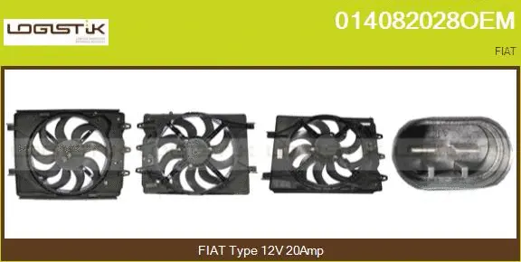 Electric Motor, radiator fan (014082028OEM)