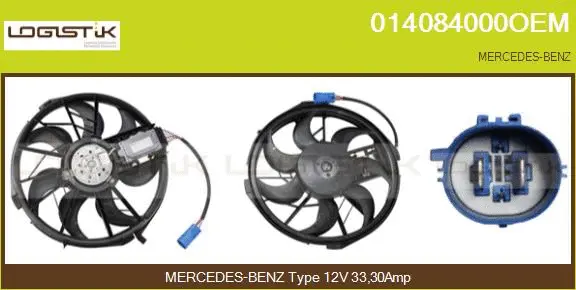Electric Motor, radiator fan (014084000OEM)