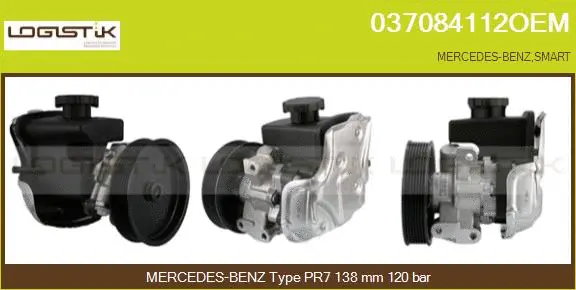 Hydraulic Pump, steering (037084112OEM)