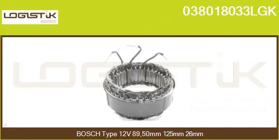 Stator, alternator (038018033LGK)