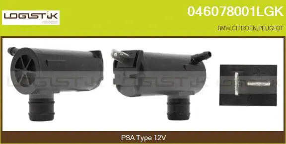 Washer Fluid Pump, window cleaning (046078001LGK)