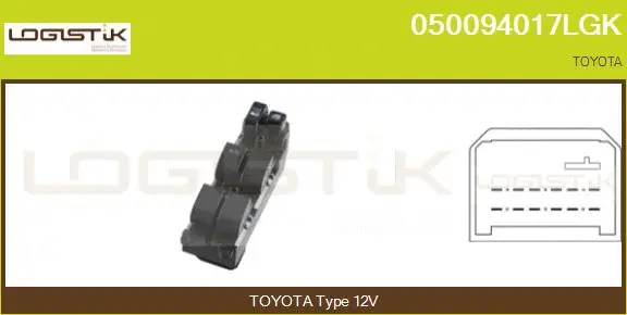 Switch, window regulator (050094017LGK)