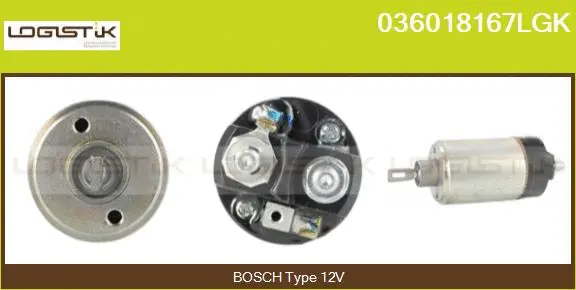 Solenoid Switch, starter (036018167LGK)