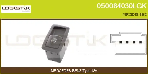 Switch, window regulator (050084030LGK)