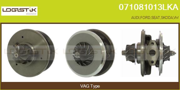 Core assembly, turbocharger (071081013LKA)