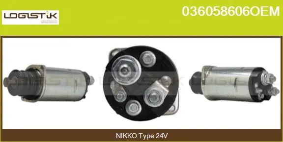Solenoid Switch, starter (036058606OEM)