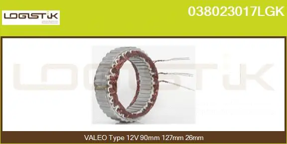 Stator, alternator (038023017LGK)