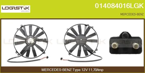 Electric Motor, radiator fan (014084016LGK)