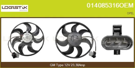 Fan, engine cooling (014085316OEM)