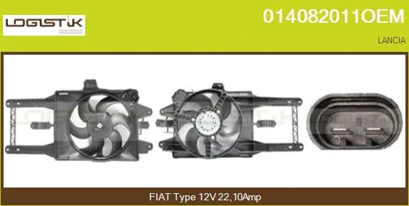 Electric Motor, radiator fan (014082011OEM)