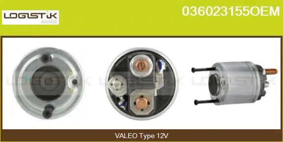 Solenoid Switch, starter (036023155OEM)