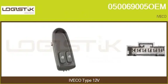 Switch, window regulator (050069005OEM)