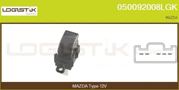 Switch, window regulator (050092008LGK)