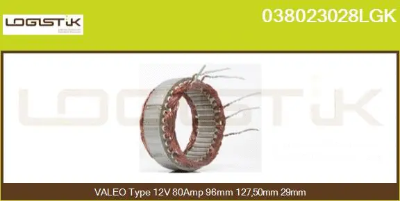 Stator, alternator (038023028LGK)