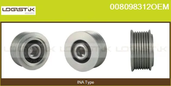 Belt Pulley, alternator (008098312OEM)