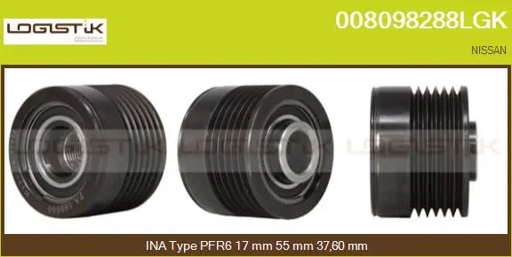 Belt Pulley, alternator (008098288LGK)