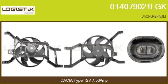 Electric Motor, radiator fan (014079021LGK)