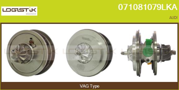 Core assembly, turbocharger (071081079LKA)