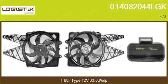 Electric Motor, radiator fan (014082044LGK)