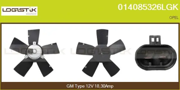 Fan, engine cooling (014085326LGK)