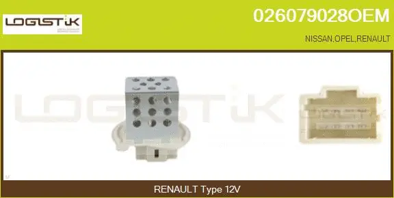 Resistor, interior blower (026079028OEM)