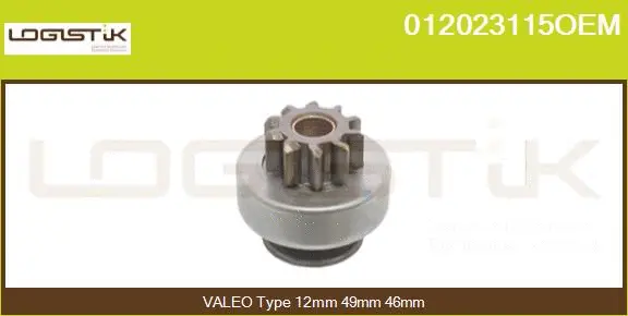 Pinion, starter (012023115OEM)