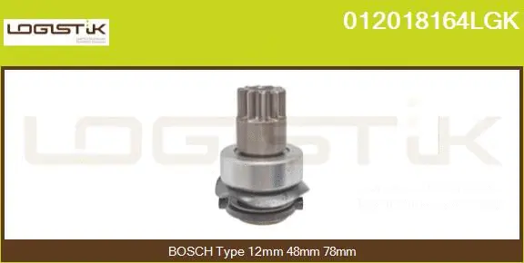 Pinion, starter (012018164LGK)