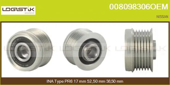 Belt Pulley, alternator (008098306OEM)